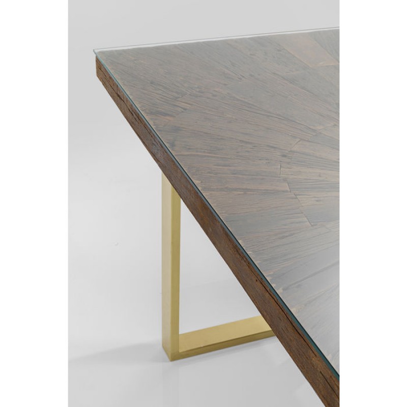 Table Conley Brass 180x90cm